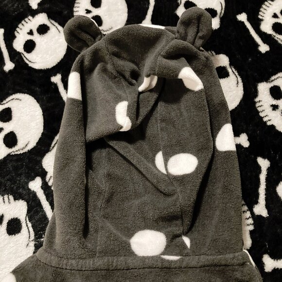 CARTER'S Toddlers' dark grey and white hooded jacket w/ animal ears ~ 18M - 24M - Picture 4 of 12